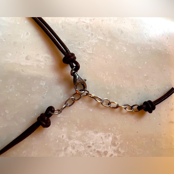 Silpada Silver and Leather Necklace - Picture 5 of 5